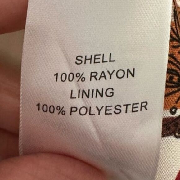 Anna Cate Popover Blouse Top Women's Floral Puff Sleeve Ruffle Neck - Picture 7 of 7